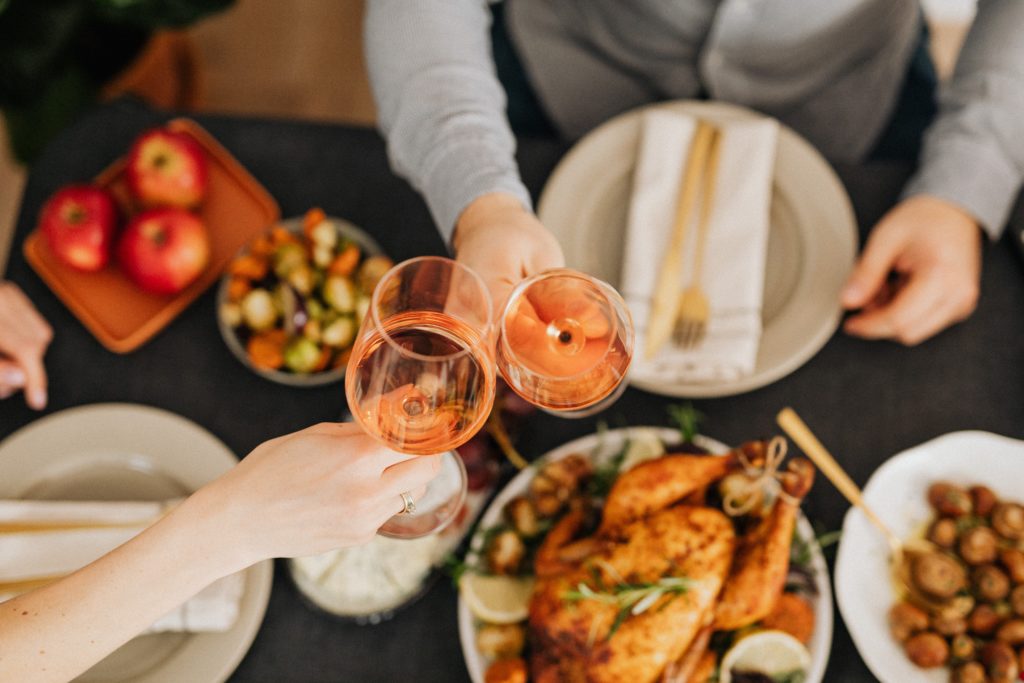 Alimentacion saludable para las fiestas